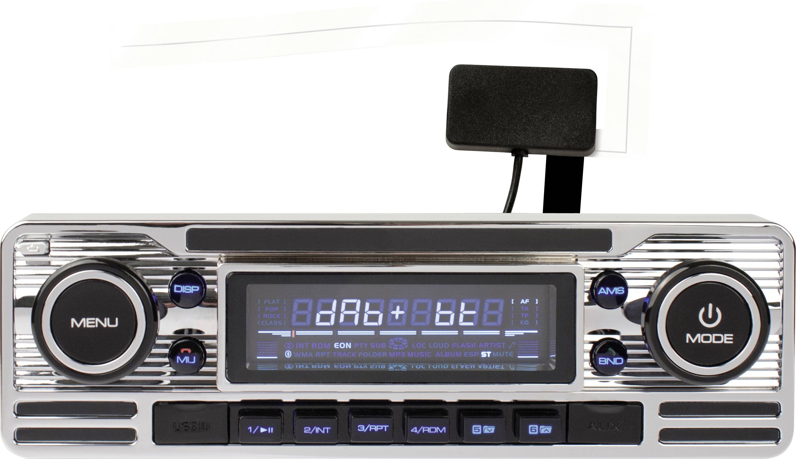 Caliber RMD120DAB-BT Autoradio Bluetooth®-Freisprecheinrichtung, inkl. DAB-Antenne, Retro Design