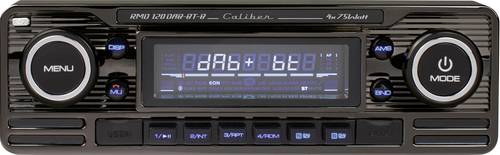 Caliber RMD120DAB BT B Autoradio Bluetooth® Freisprecheinrichtung, inkl. DAB Antenne, Retro Design  - Onlineshop Voelkner