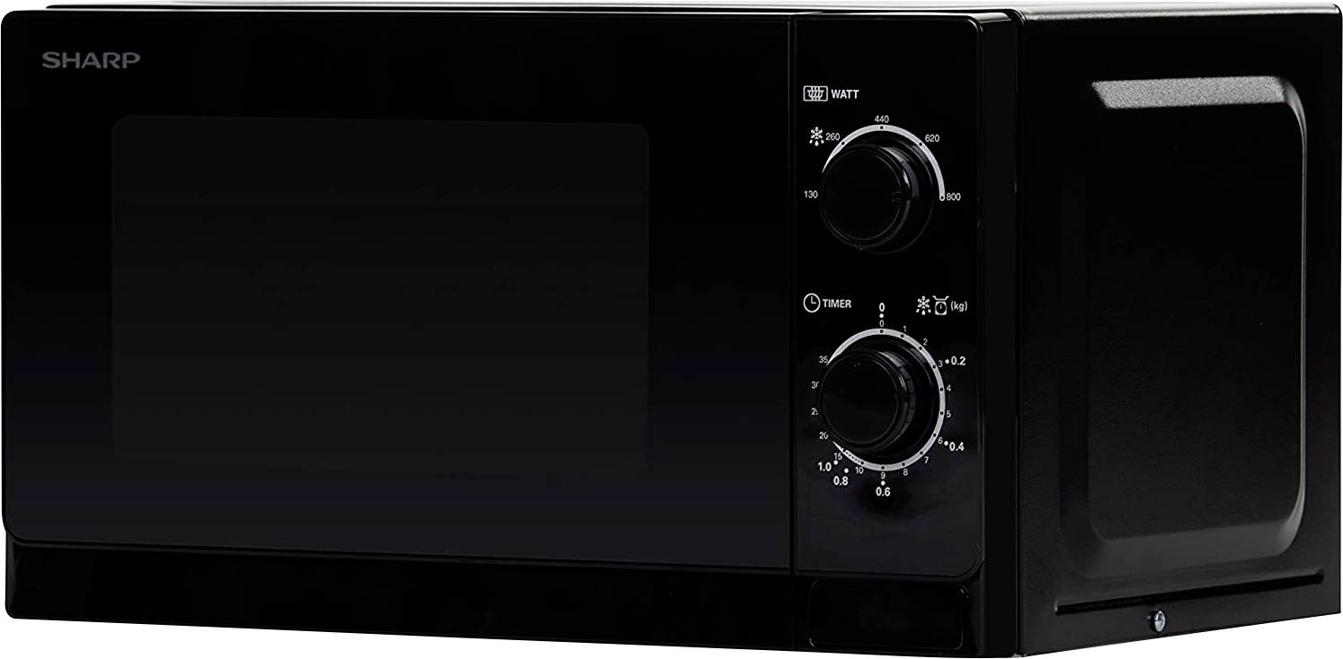 Sharp Mikrowelle Schwarz 800 W