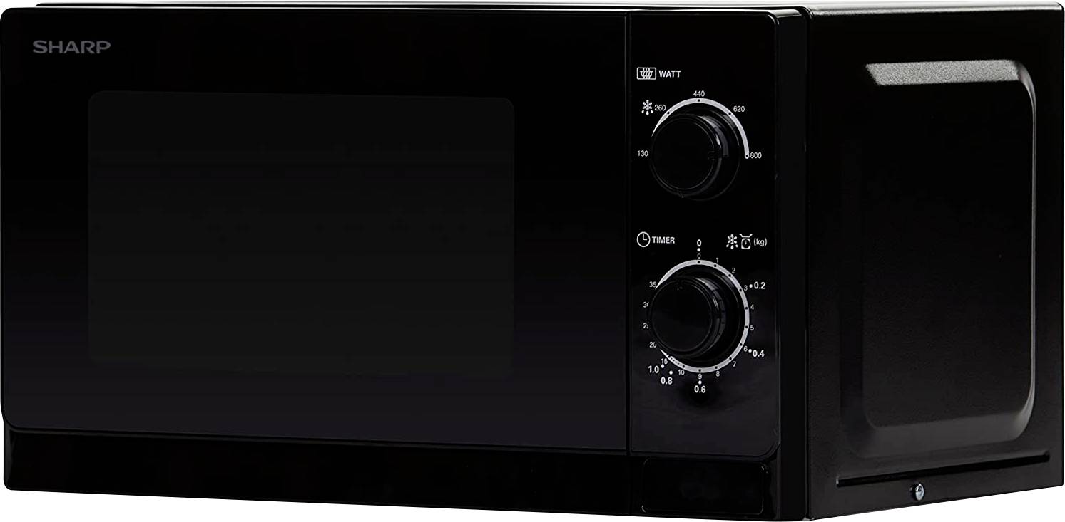 Sharp Mikrowelle Schwarz 800 W