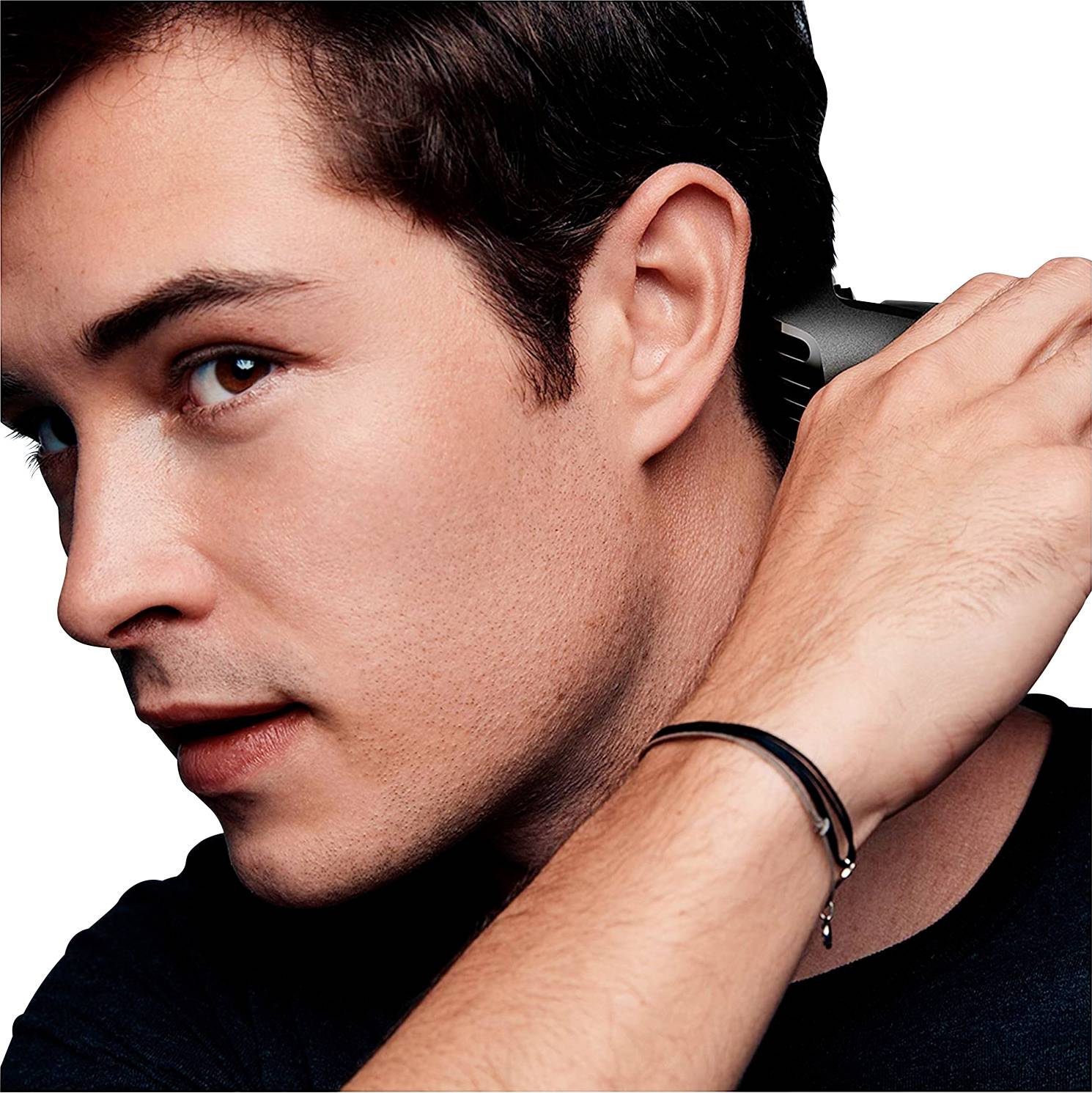 Braun MGK Bartschneider, Haarschneider, Ohr-, Nasenhaartrimmer, Rasierer abwaschbar Schwarz, Grün