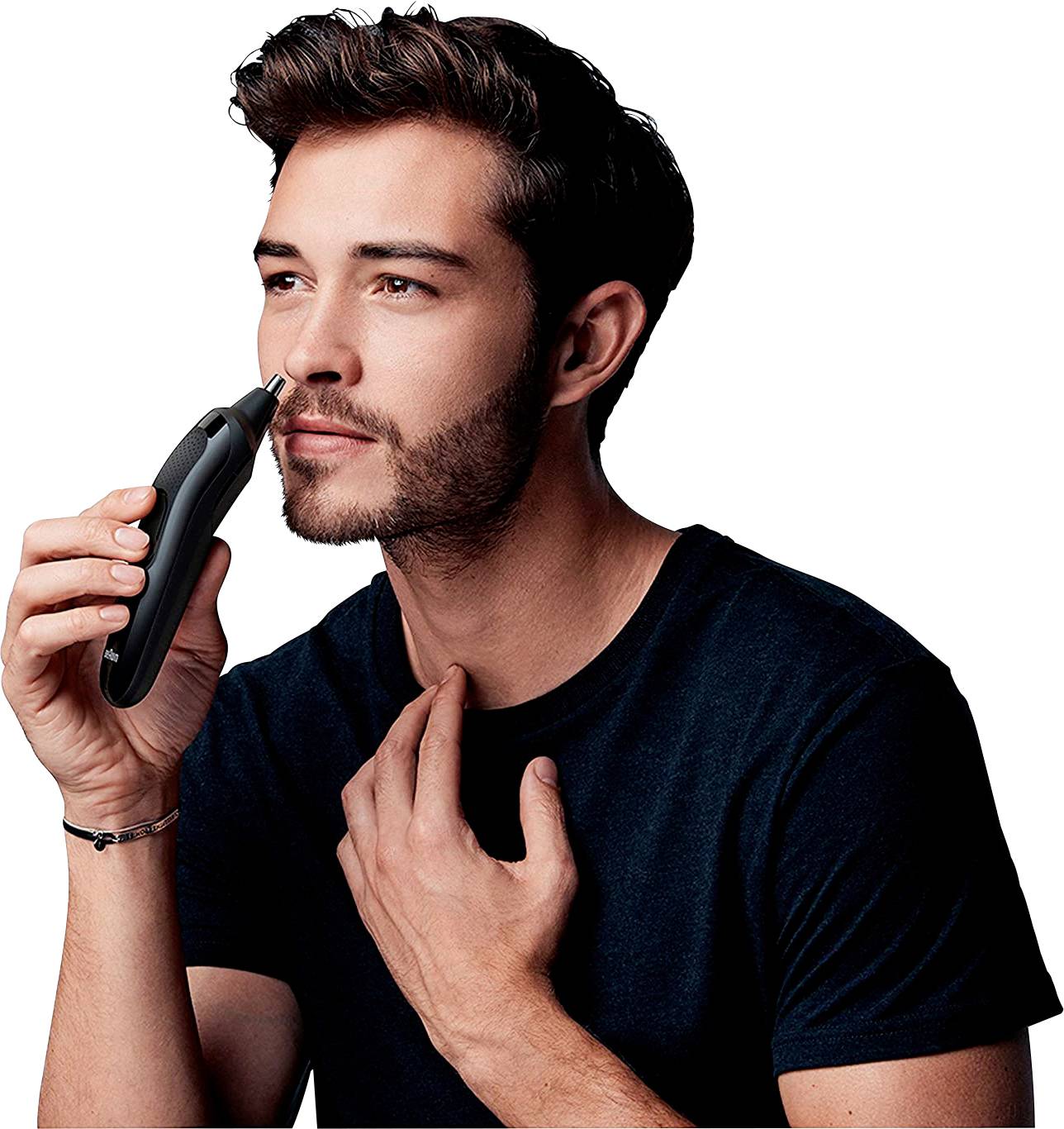 Braun MGK Bartschneider, Haarschneider, Ohr-, Nasenhaartrimmer, Rasierer abwaschbar Schwarz, Grün