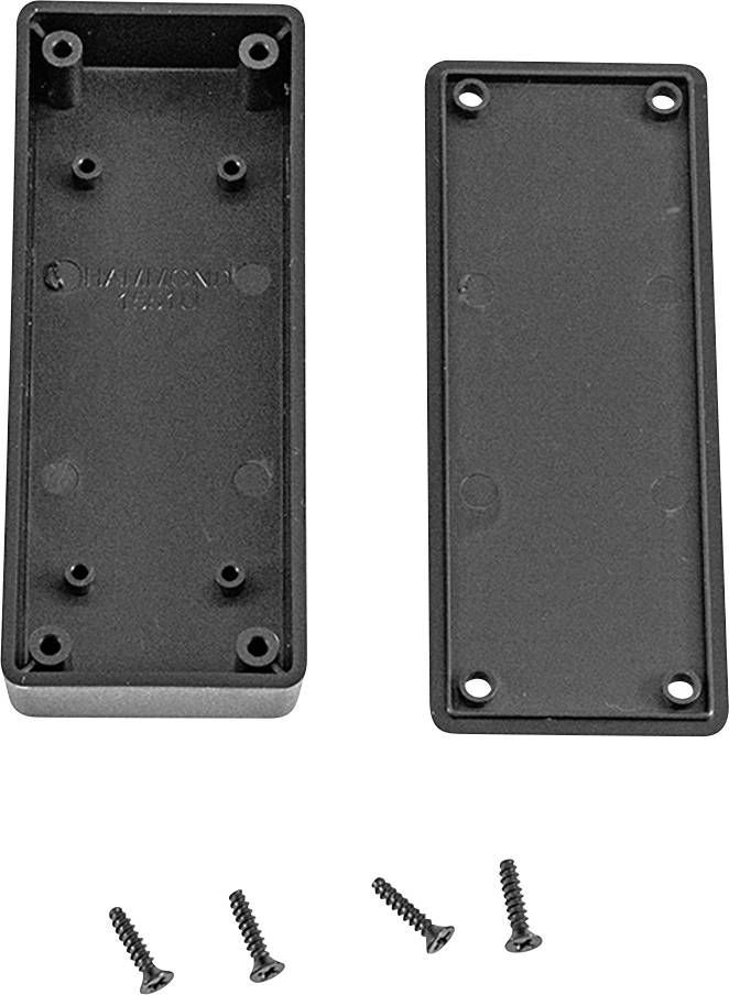 Hammond Electronics 1551UBK Universal-Gehäuse 100 x 40 x 20 ABS Schwarz 1St.