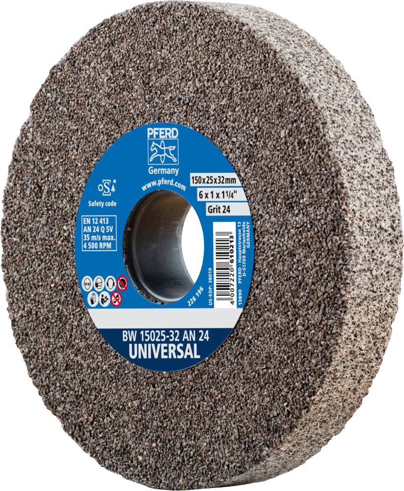 PFERD TOOLS 39008426 Schleifbockscheibe Durchmesser 150mm Bohrungs-Ø 32mm Stahl, Edelstahl, Gusseisen 1St.