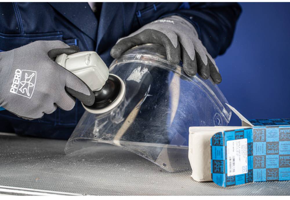 PFERD TOOLS 44250005 Polierpaste PP für Hochglanzpolitur von Kunststoff Riegel 70 x 50 x 140mm 1St.