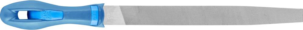 PFERD 11216208 Werkstattfeile Flachspitz Hieb 3 inkl. Ergonomie-Feilenheft für Feinbearbeitung & Sc