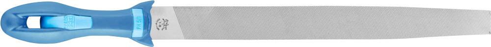 PFERD 11216306 Werkstattfeile Flachspitz Hieb 1 inkl. Ergonomie-Feilenheft für grobe Zerspanung & S
