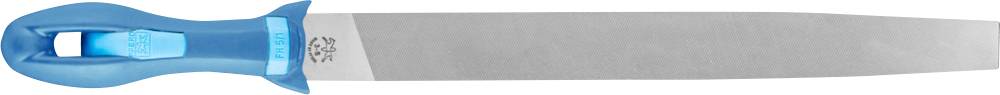 PFERD 11216308 Werkstattfeile Flachspitz Hieb 3 inkl. Ergonomie-Feilenheft für Feinbearbeitung & Sc