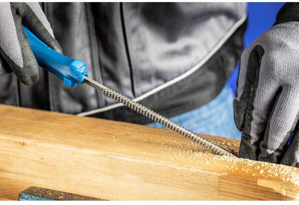 PFERD 11233206 Holzraspeln halbrund Raspelhieb 1 inkl. Ergonomie-Feilenheft Länge 200mm 1St.