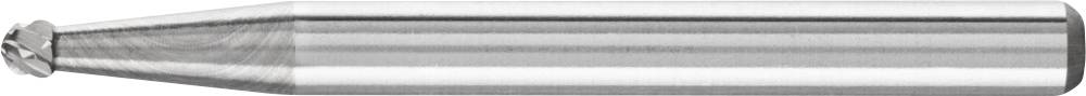 Ein silberner, zylindrischer Metallbohrer mit einer spitzen Schneide vorne. Geeignet für präzises Bohren in festen Materialien.