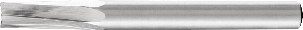 Ein zylindrischer Fräser mit mehreren Schneiden aus glänzendem Metall, geeignet zum Bearbeiten von Materialien in der Metallbearbeitung.