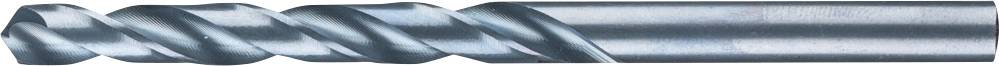 Metallbohrer mit spitzer Spitze und spiralförmigem Schneidewerkzeug, geeignet für Bohren in harte Materialien.
