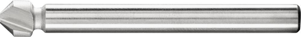 Metallschneidewerkzeug mit konischem Kopf und rundem Schaft. Verwendung für das Fräsen oder Schneiden in Metallbearbeitungsprozessen.