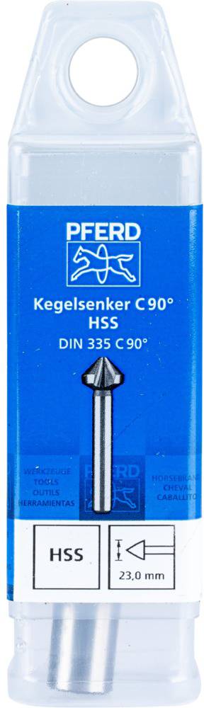 PFERD TOOLS KES HSS DIN 335 C90° 23,0 25202116 Kegelsenker 23mm HSS 1St.