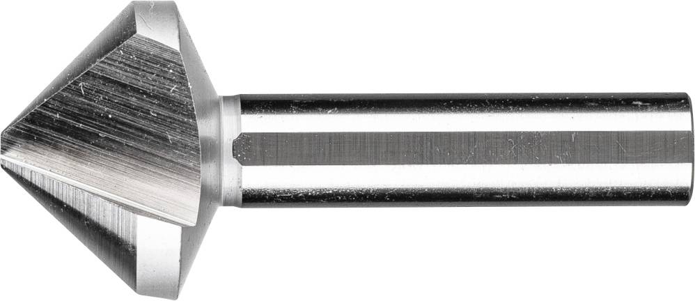 Metallsenker mit konischer Spitze und zylindrischem Schaft, zum Entgraten und Ansenken von Bohrlöchern in Metalloberflächen.