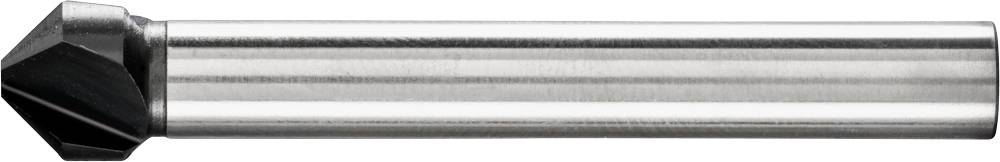 Metallbohrer mit kegelförmiger Spitze und zylindrischem Schaft, geeignet zum Bohren von Löchern in harten Materialien.