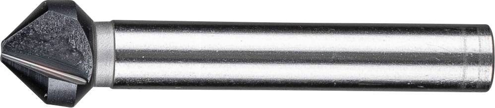 Ein kugelförmiger Bohrer aus Metall mit einem zylinderförmigen Schaft und einem kegelförmigen Kopf. Geeignet für Metallbearbeitung.