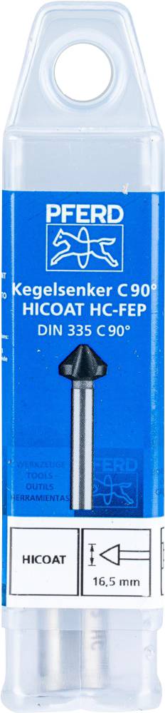 PFERD TOOLS KES HSS DIN 335 C90° HC-FEP 16,5 25202146 Kegelsenker 16.5mm HSS 1St.