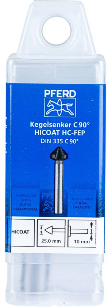 PFERD KES HSS DIN 335 C90° HC-FEP 25,0 25202150 Kegelsenker 25mm HSS 1St.