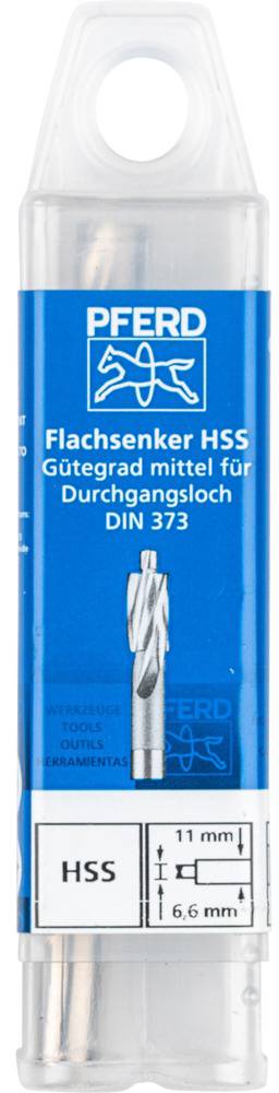 PFERD FLS HSS DIN 373 11,0M 25203110 Flachsenker 11mm HSS 1St.