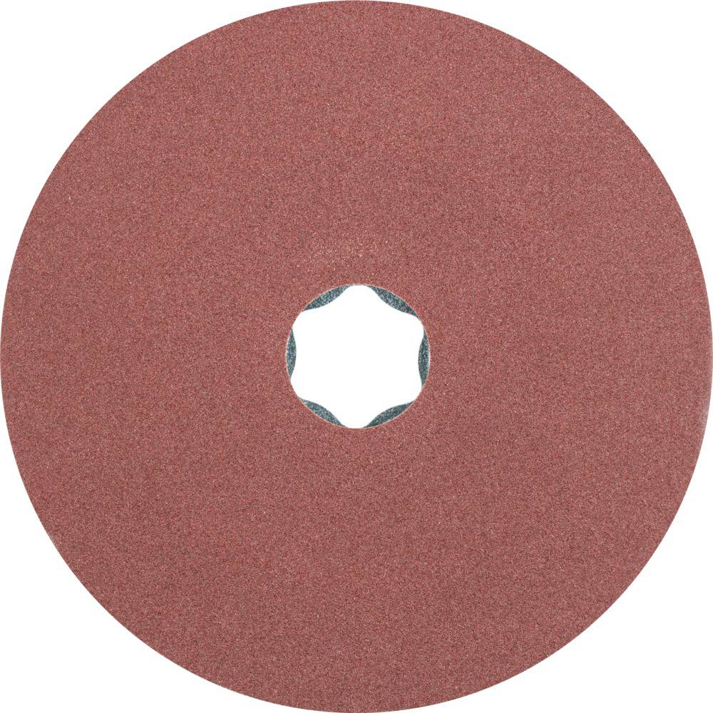 PFERD 64190012 COMBICLICK Korund Fiberscheibe Ø 115 mm A 120 für universelle Anwendungen Durchmesse