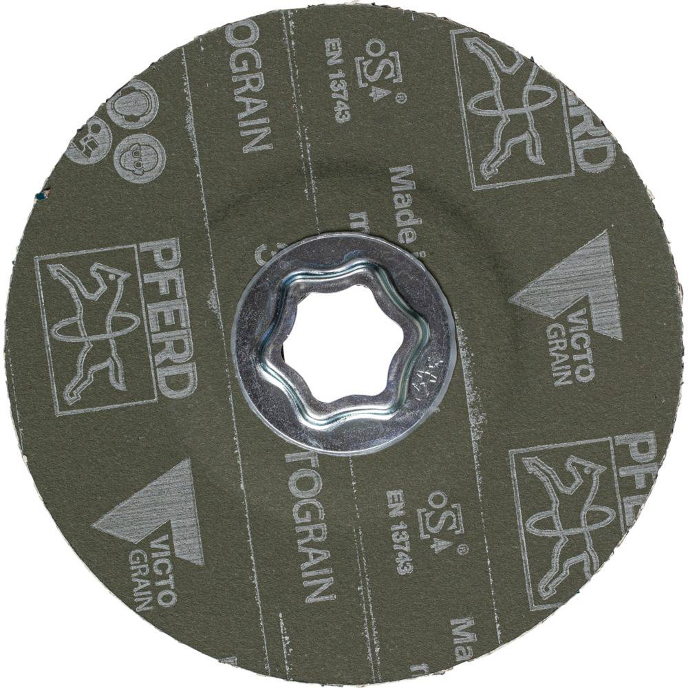 PFERD TOOLS 64112636 COMBICLICK Fiberscheibe Ø 125 mm VICTOGRAIN 36 Höchstleistung auf Stahl Durchmesser 125 mm