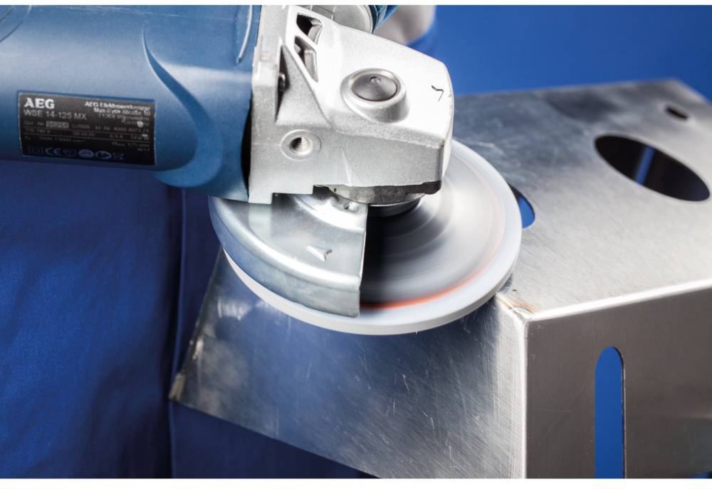 PFERD 42002056 COMBICLICK verpresste Vliesronde CC PNER Ø 125mm Weich SiC Fein für Finish Durchmesser 125mm