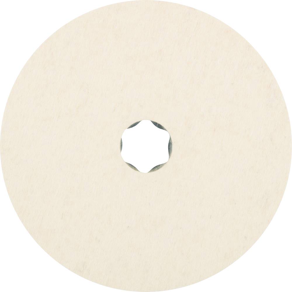 PFERD 42003025 COMBICLICK Filzronden CC-FR Ø 125 mm für Vor-und Hochglanzpolitur für Winkelschleif
