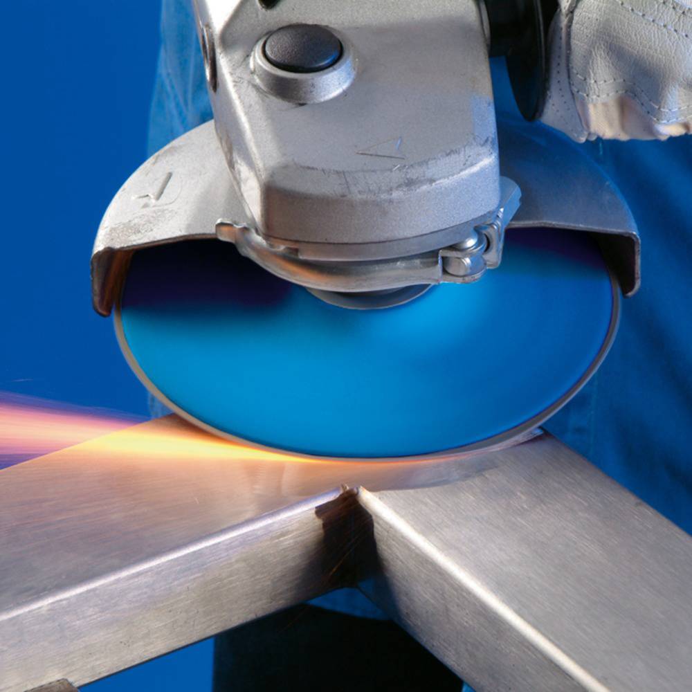 PFERD 64138111 Korund Fiberscheibe Ø 115mm A-COOL 180 für kühlen Schliff auf Edelstahl Durchmesser 115mm