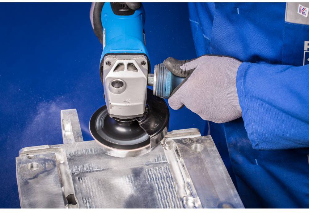 PFERD 42870108 Compactkorn Klettscheibe KR Ø 125mm A 240 CK zum Feinschliff für Winkelschleifer 125mm 50St.