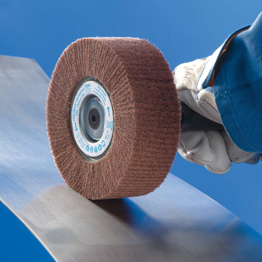 PFERD 44644119 POLINOX Vlies-Schleifrad PNL Ø 150 x 50mm Bohrung-Ø 254mm A 180 für Feinschliff & Finish 150mm 1St.