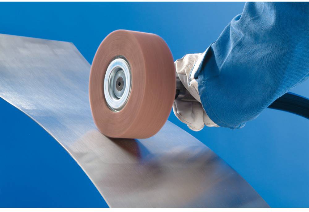 PFERD 44644119 POLINOX Vlies-Schleifrad PNL Ø 150 x 50mm Bohrung-Ø 254mm A 180 für Feinschliff & Finish 150mm 1St.