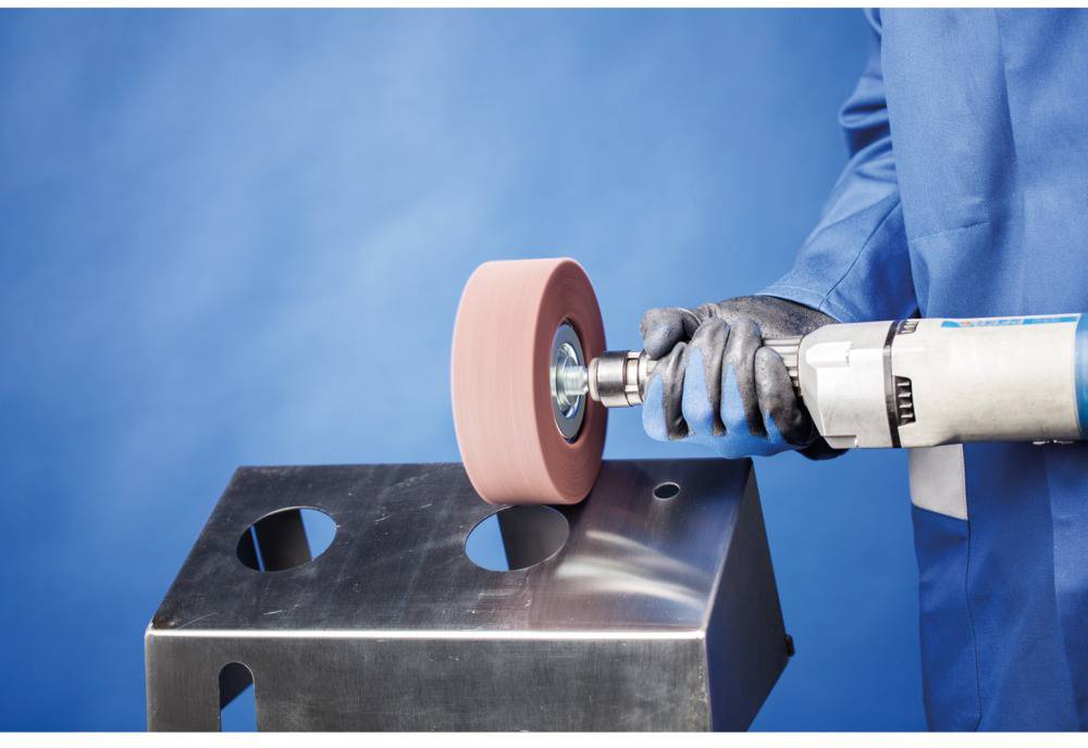 PFERD 44644129 POLINOX Vlies-Schleifrad PNL Ø 150 x 50mm Bohrung-Ø 254mm A 280 für Feinschliff & Finish 150mm 1St.