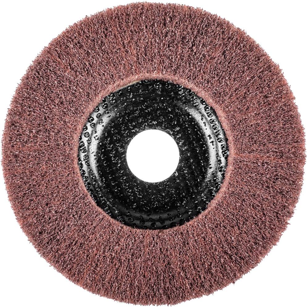 PFERD 44692262 POLINOX Vlies-Schleifdisc PNL Ø 125mm Bohrung-Ø 22,23mm A 180 für Feinschliff & Finish 125mm 5St.