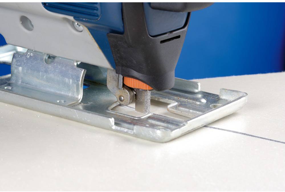 PFERD TOOLS 15600571 Diamant-Stichsägeblatt 75 x 2mm T-Schaft (Einnocken-Schaft) D357 zum Trennen von GFK und CFK 1St.