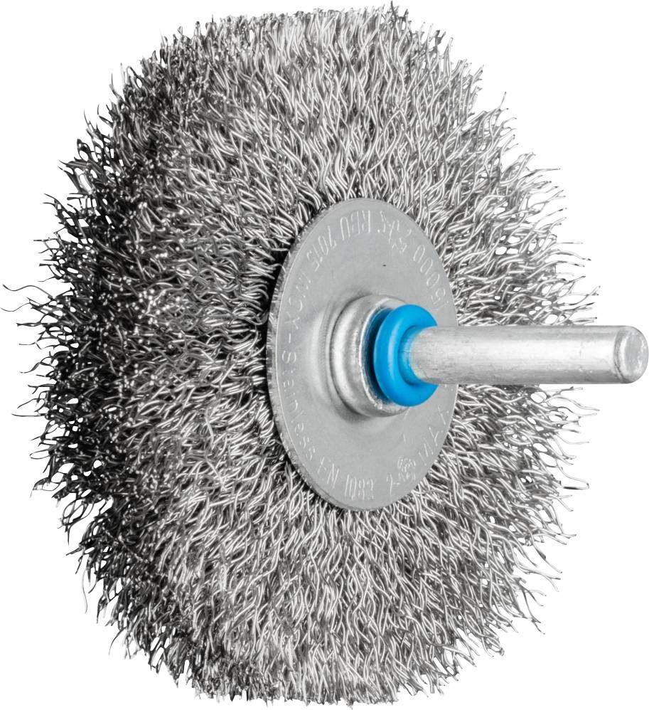 PFERD TOOLS POS Rundbürste ungezopft RBU Ø 70 x 15mm Schaft-Ø 6mm Edelstahl-Draht-Ø 0,30 POS RBU 7015/6 INOX 0,30 43701019 10St.