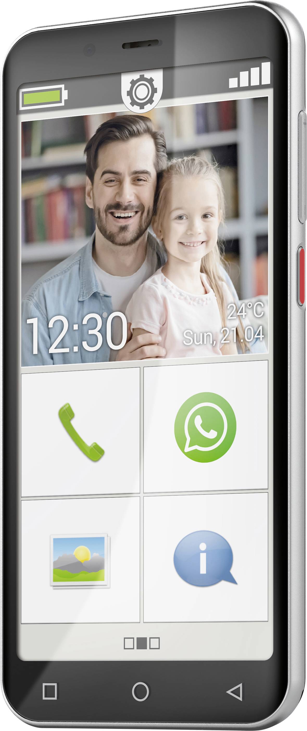 Emporia SMART.4 Smartphone 32GB 12.7cm (5 Zoll) Schwarz Android™ 10 Single-SIM
