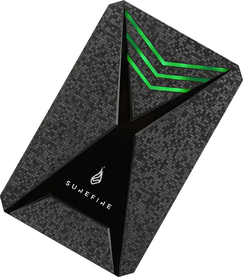 Surefire Gaming 1 TB Externe Festplatte 6.35 cm (2.5 Zoll) USB-A (USB 3.2 Gen 1) Schwarz 53681
