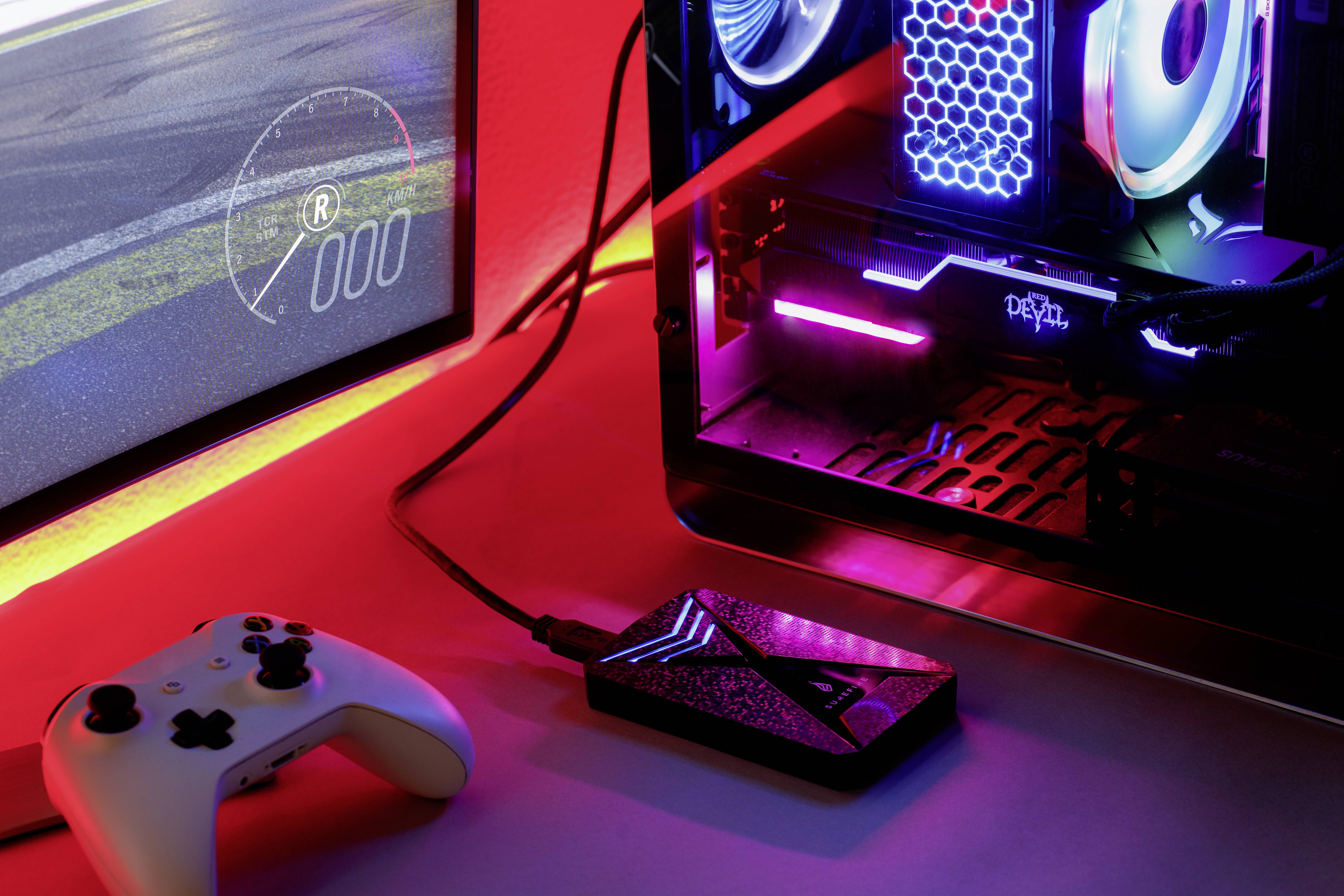 Surefire Gaming 1 TB Externe Festplatte 6.35 cm (2.5 Zoll) USB-A (USB 3.2 Gen 1) Schwarz 53681