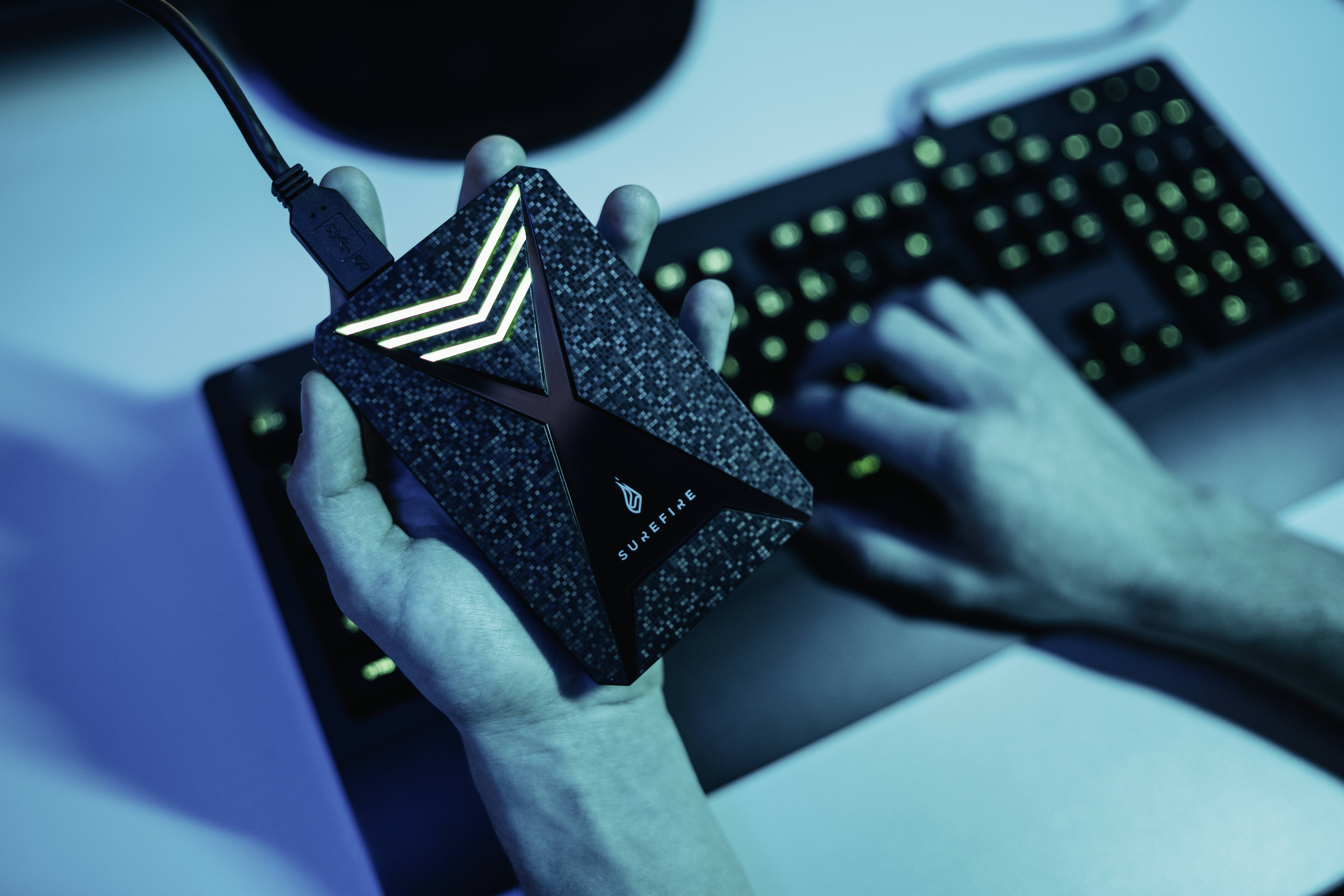 Surefire Gaming 2 TB Externe Festplatte 6.35 cm (2.5 Zoll) USB-A (USB 3.2 Gen 1) Schwarz 53682