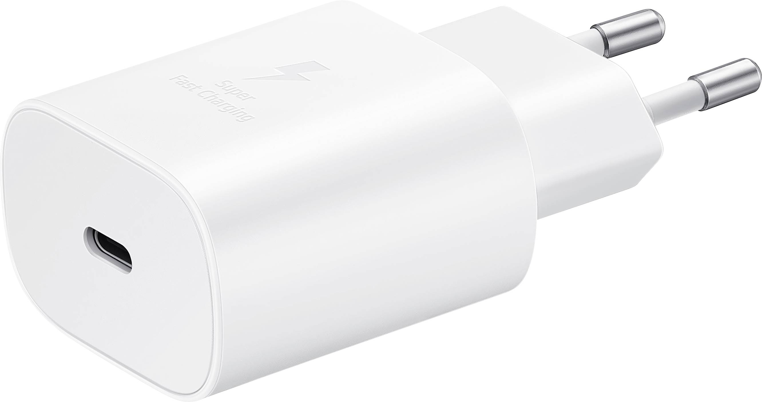 Samsung EP-TA800N Handy Ladegerät USB-C® mit Schnellladefunktion 25 W ohne Kabel Weiß