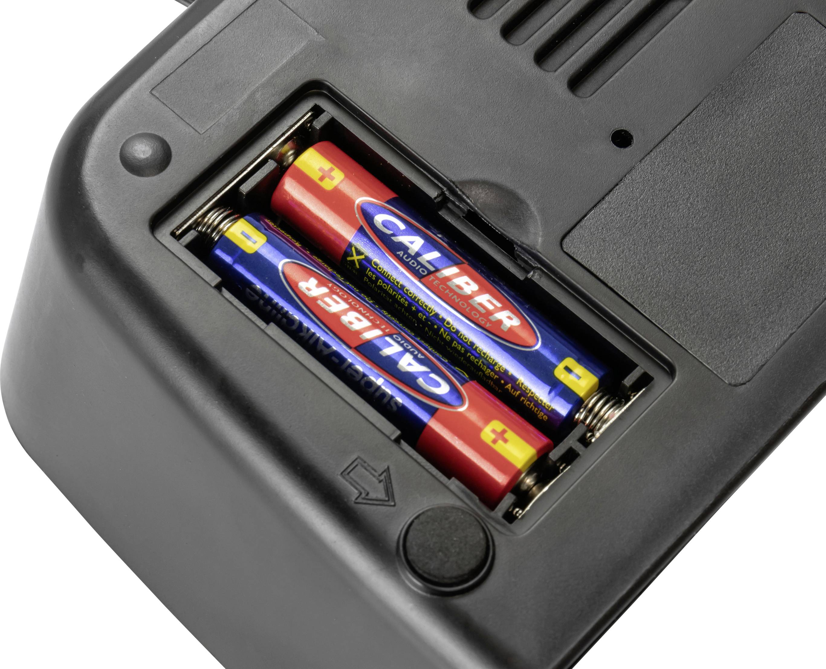 Caliber HCG014 Elektronische Wecker Schwarz Alarmzeiten 2