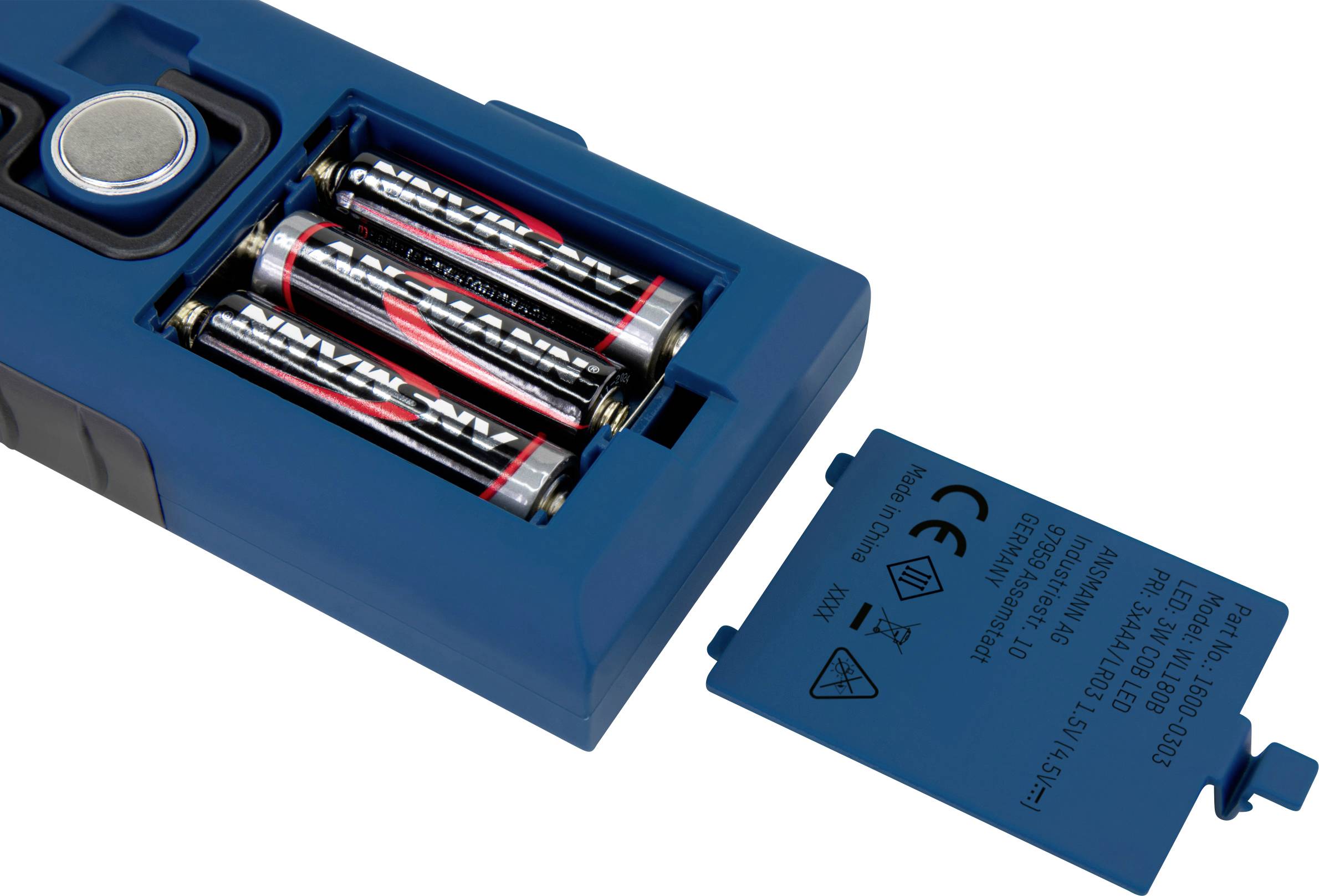 Ansmann 1600-0303 Batteriebetriebene Werkstattleuchte WL180B mit Bithalter 2021 Energieeffizienzklasse n.rel