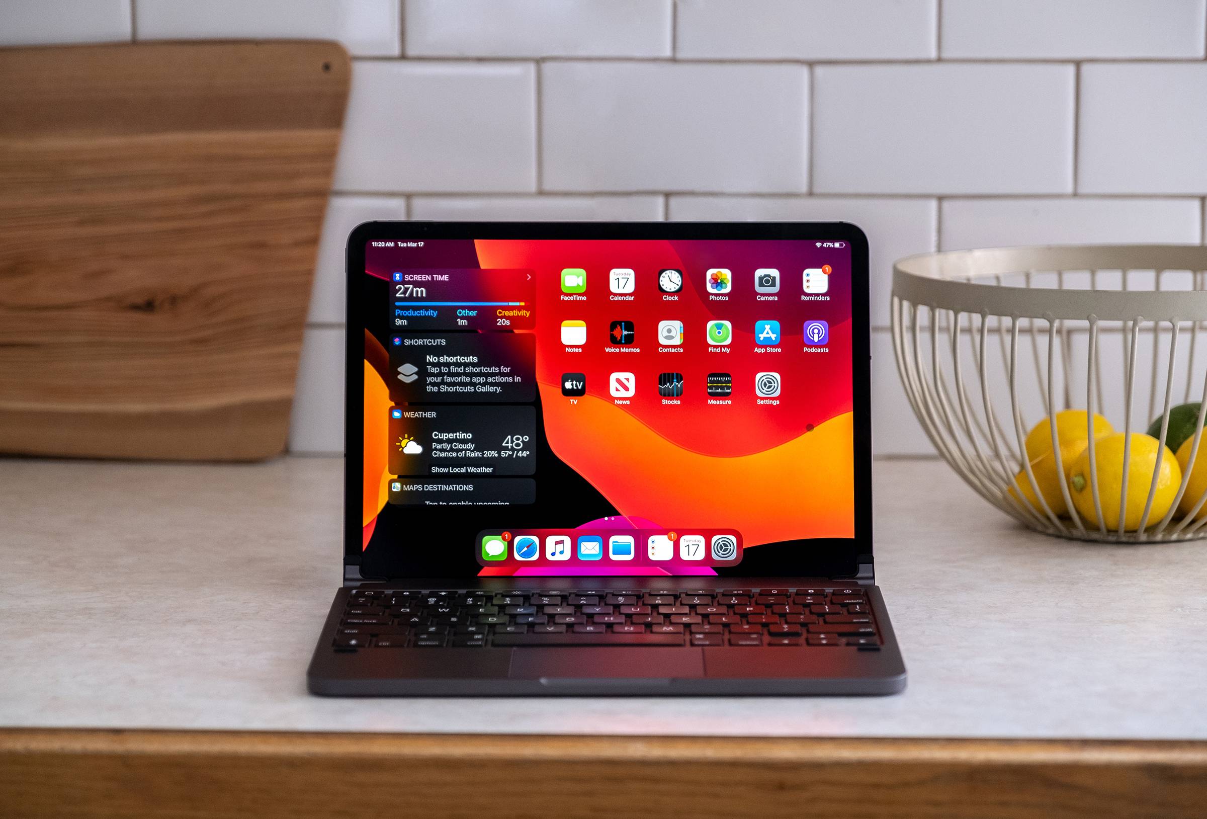 Brydge BRYTP6022G Tablet-Tastatur Passend für Marke (Tablet): Apple iPad Pro 12.9 (3.Generation), iPad Pro 12.9 (4. Generation)