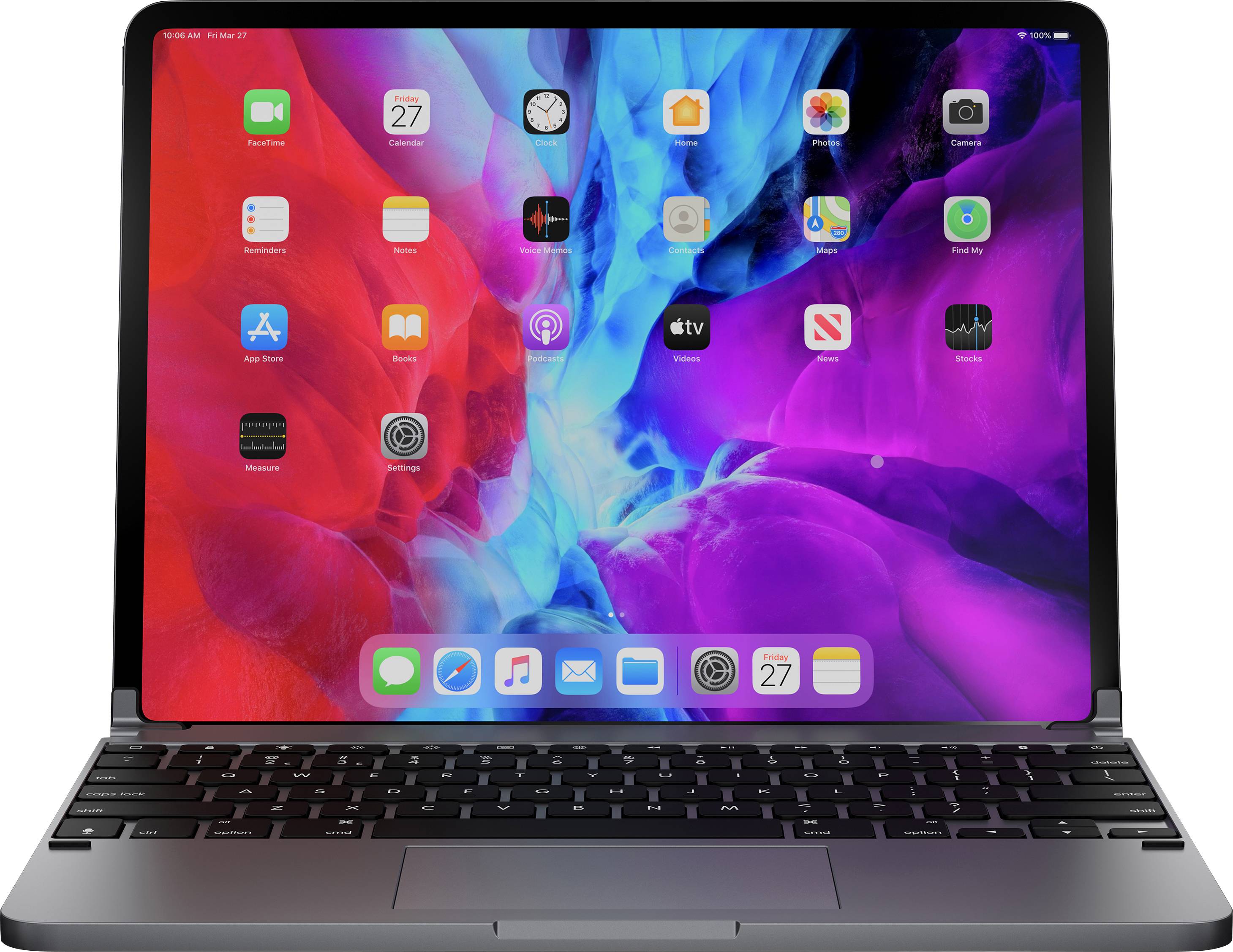 Brydge BRYTP6022G Tablet-Tastatur Passend für Marke (Tablet): Apple iPad Pro 12.9 (3.Generation), iPad Pro 12.9 (4. Generation)