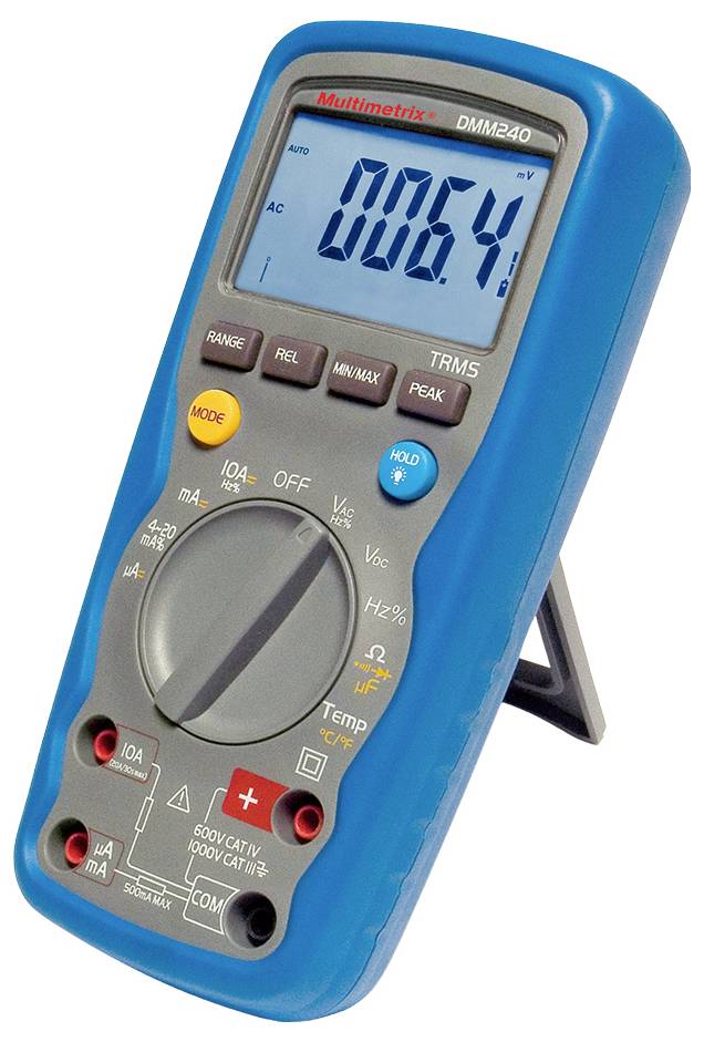 Multimetrix DMM 240 Hand-Multimeter digital Wasserdicht (IP67) CAT III 1000 V, CAT IV 600V Anzeige (Counts): 40000