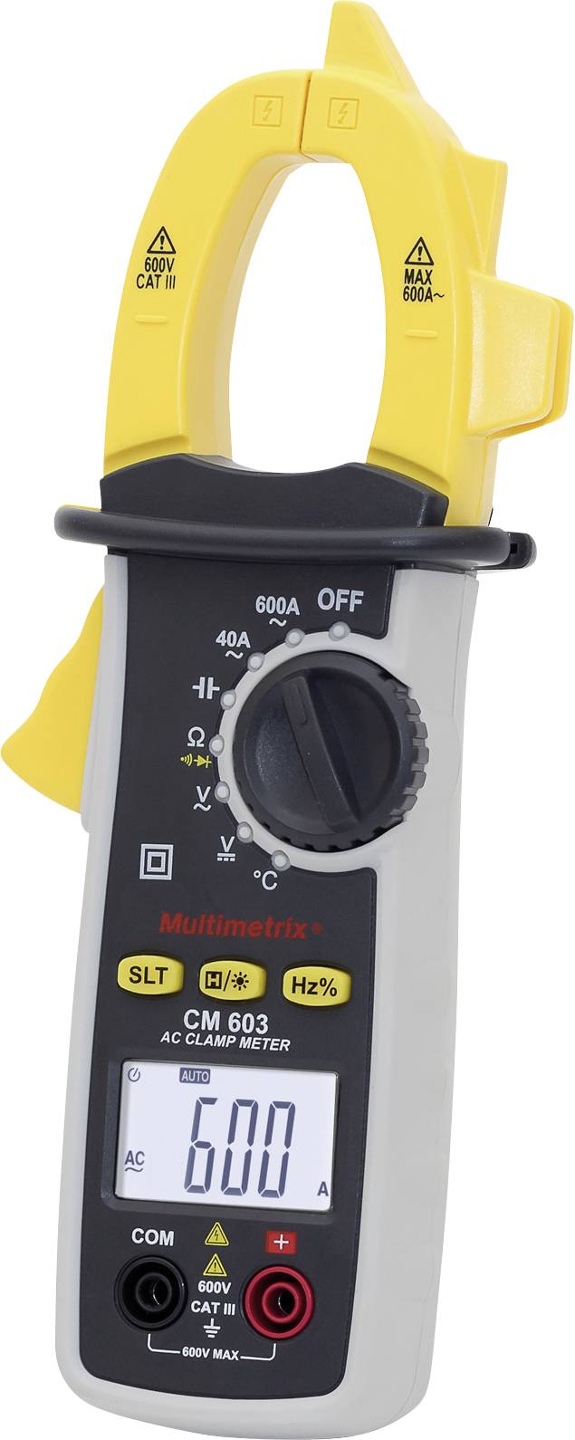 Multimetrix CM 603 Stromzange digital CAT III 600V Anzeige (Counts): 4000