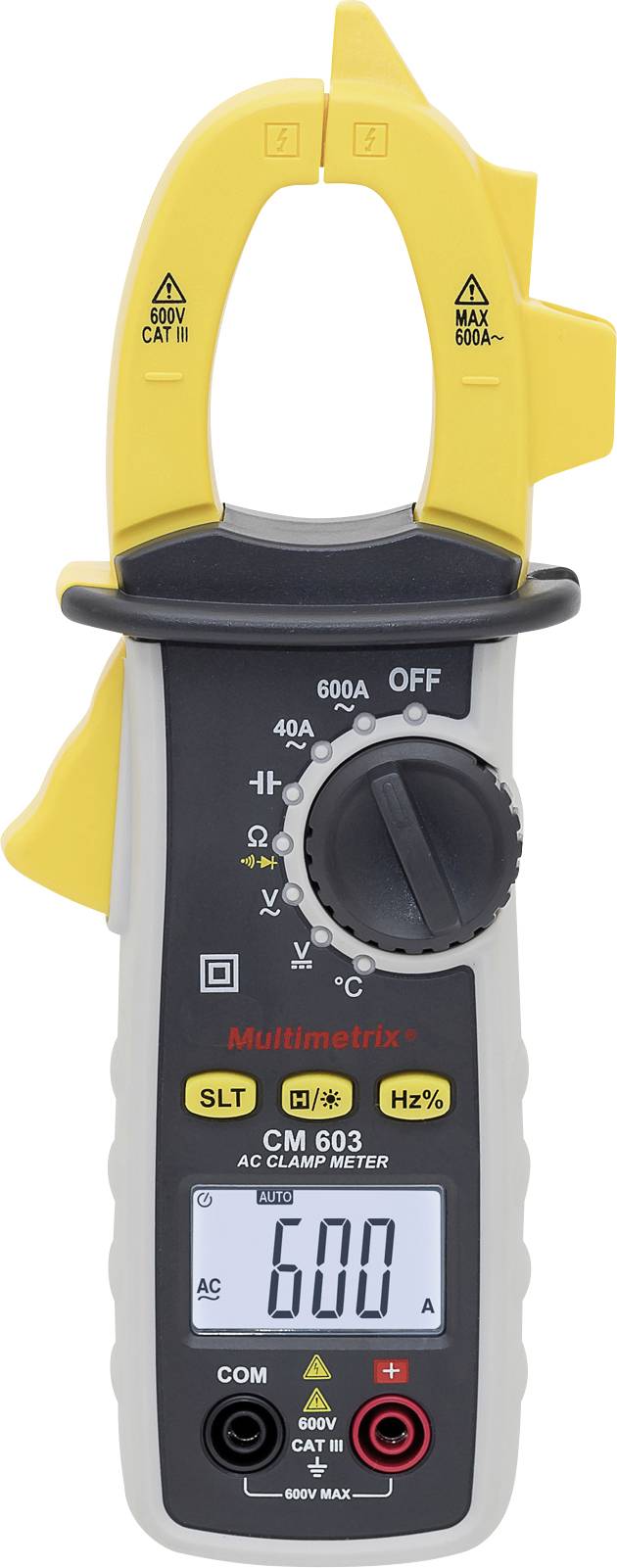 Multimetrix CM 603 Stromzange digital CAT III 600V Anzeige (Counts): 4000