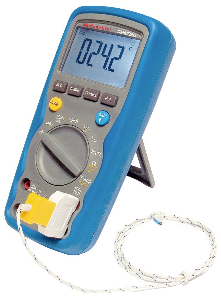 Multimetrix DMM 220 Hand-Multimeter digital Wasserdicht (IP67) CAT III 1000 V, CAT IV 600V Anzeige (Counts): 6000