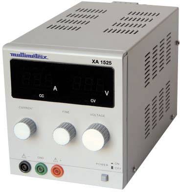 Multimetrix XA 1525 Labornetzgerät, einstellbar 0 - 15 V 0 mA - 2.5 A Anzahl Ausgänge 1 x